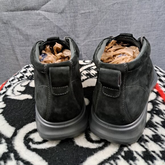 %ECCO Boots Men Suede Black Size 12 - 12.5 / D9 main image 4
